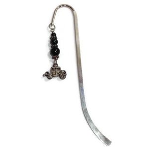 Shepherd Hook Beaded Charm Bookmark Handmade #21
